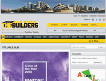 Tablet Screenshot of buildersmagazine.ro